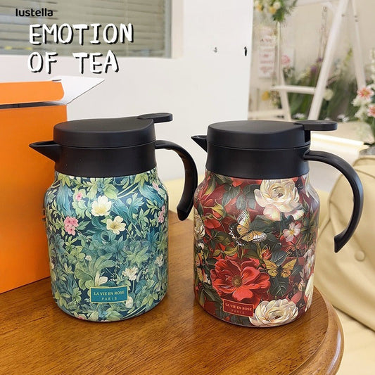 Stainless Steel Flower Tea Infuser Pot-7JYH