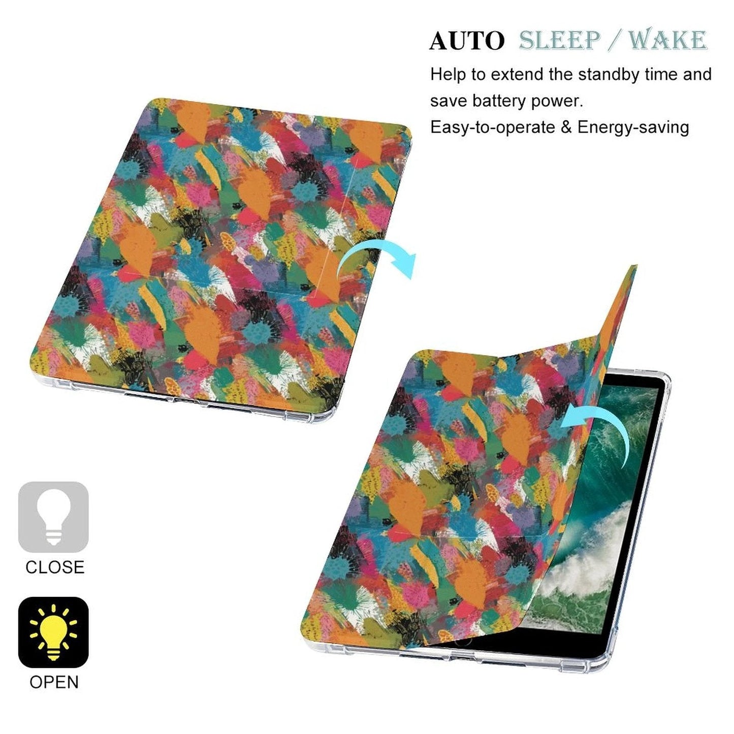 iPad Case with Pencil Holder(One-sided Printing)