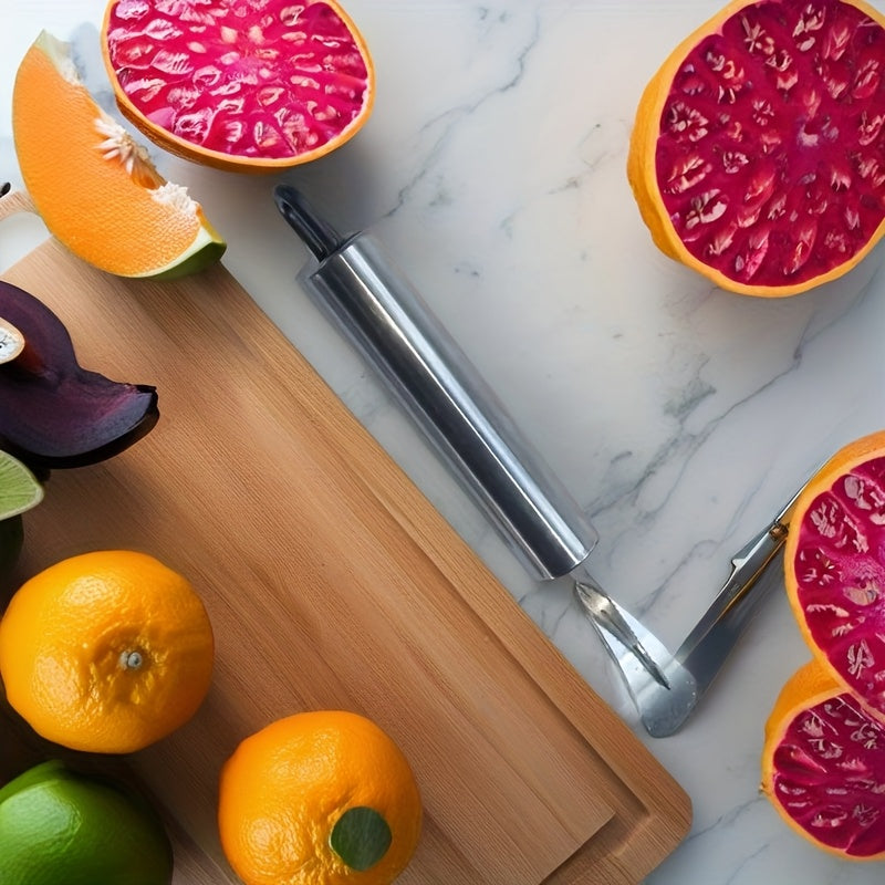Ergonomic Stainless Steel Citrus Peeler, Easy Use TJR3P9X