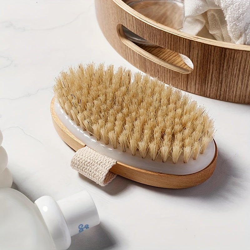High-Quality Natural Bristle Body Brush - G9JB