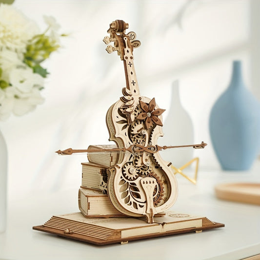 3D Wooden Puzzle Music Box Gift- HMT24MB