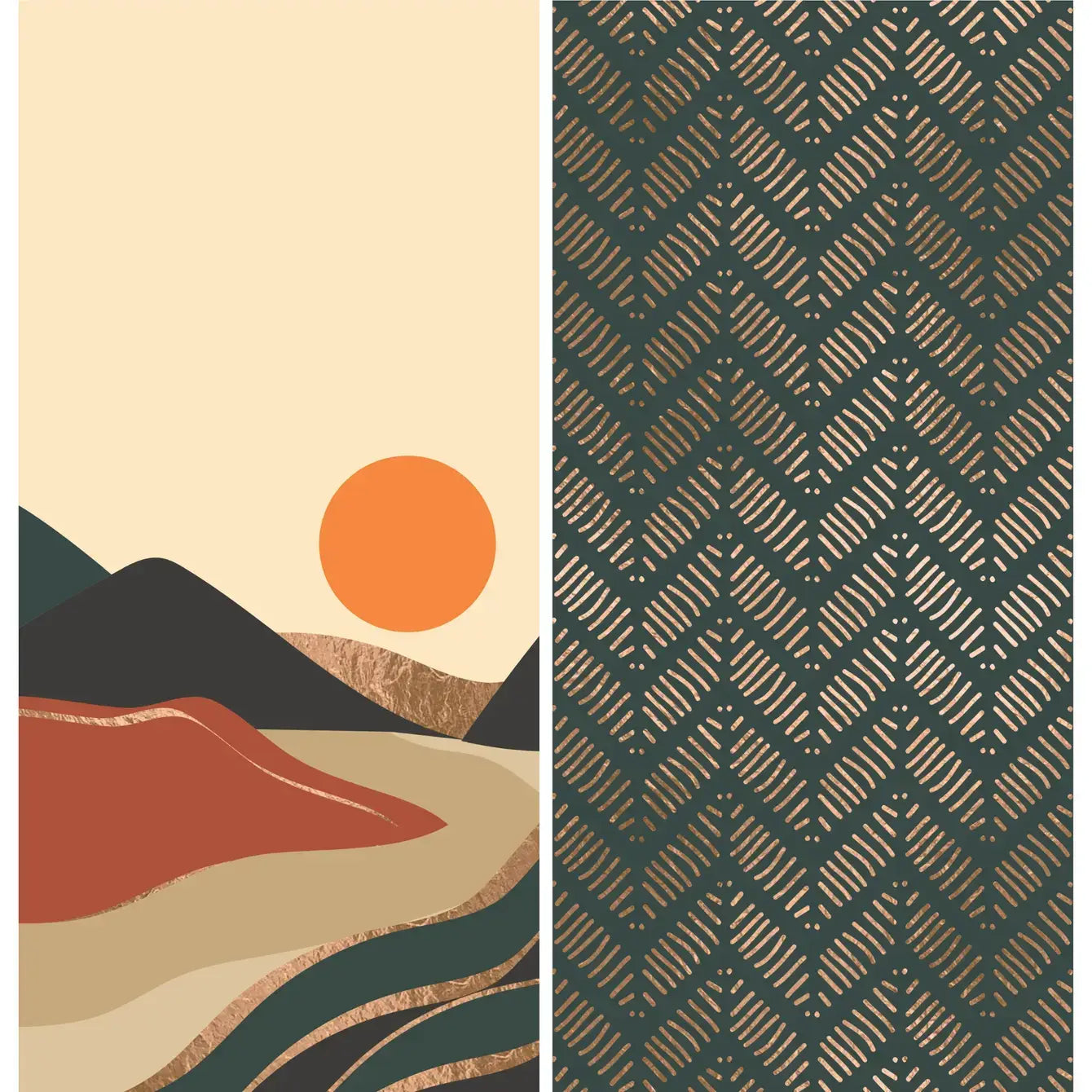 Double Sided Beach Towels-Sand Resistant- Quick Dry- Sunrise