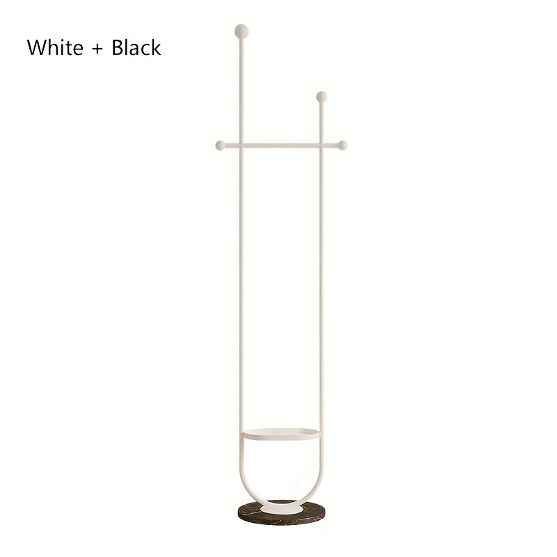 Elegant Metal Coat Rack with Shelf-P14I