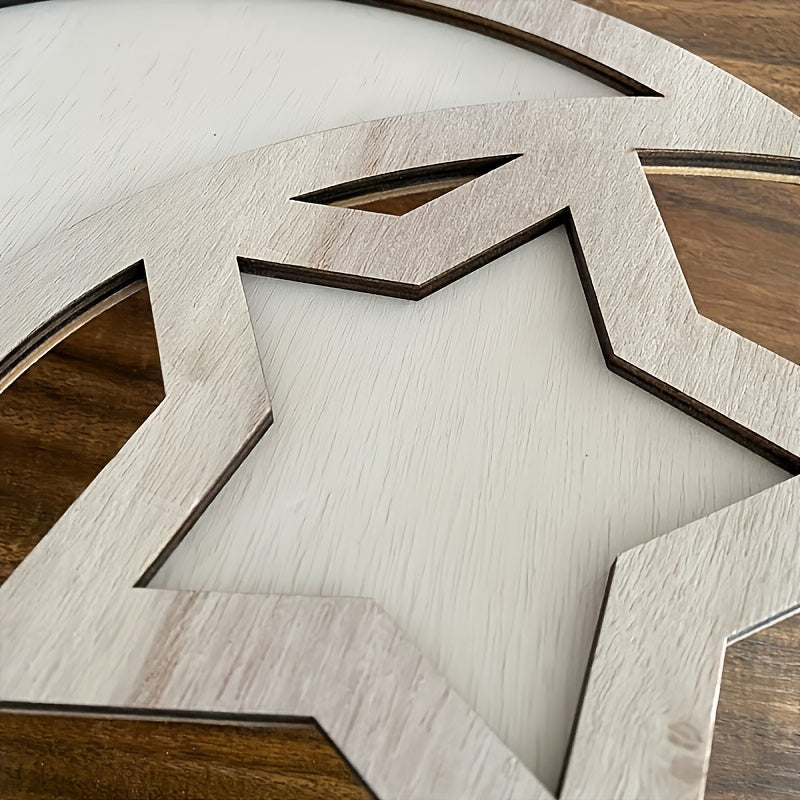 Ramadan Wooden Moon and Star Snack Tray - U2NK