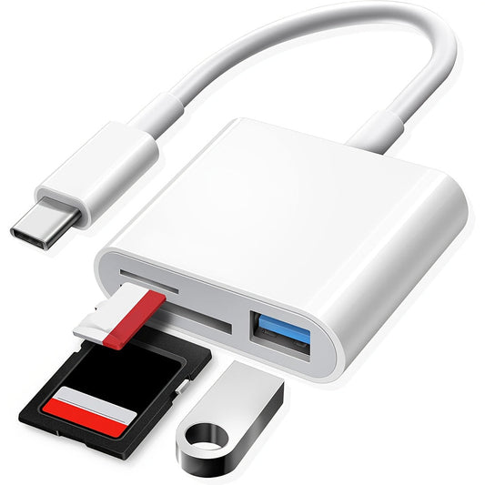 3in1 USB-C Card Reader- HMT17SD