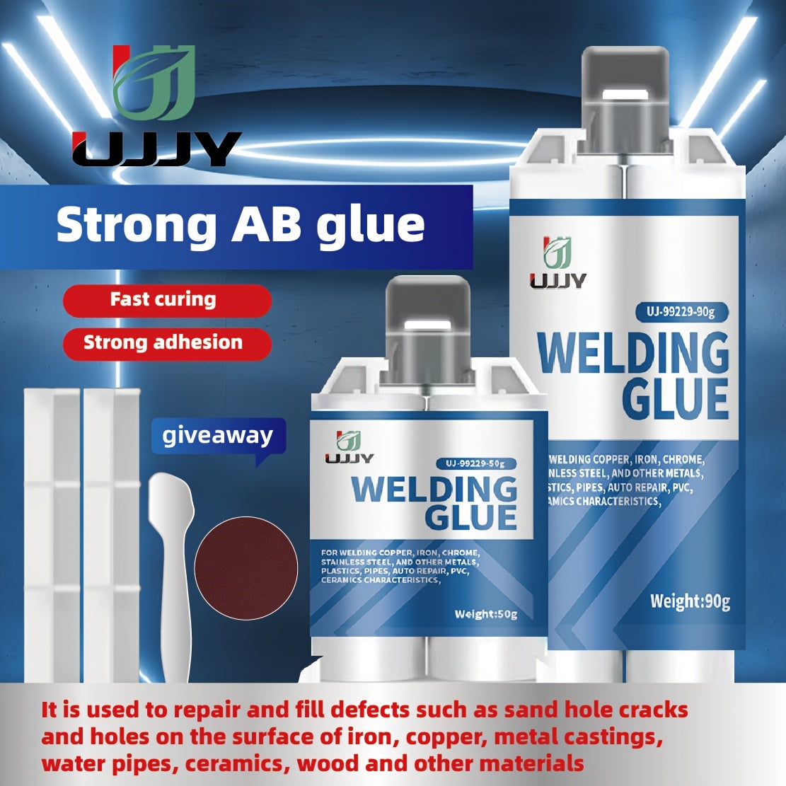 UPVY Strong Welding Glue, Waterproof & Heat-Resistant TJR4D7M