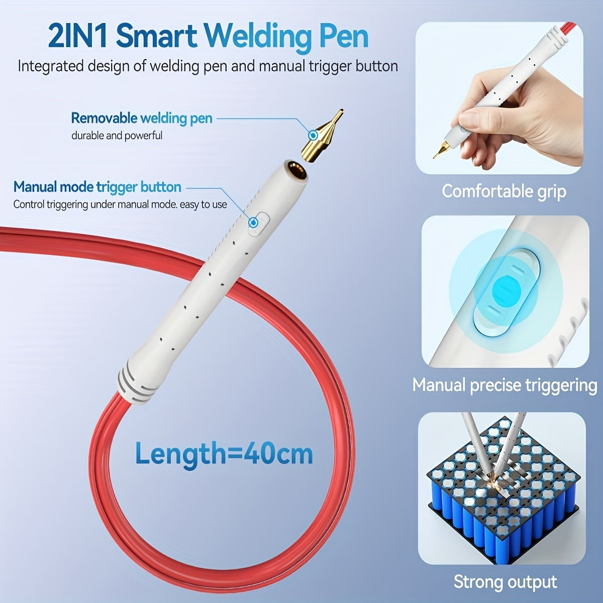 Portable Handheld Spot Welding Machine, USB Charging TJR5R9P