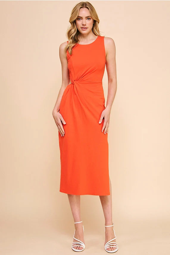 Quinn Side Twist Cut-Out Dress