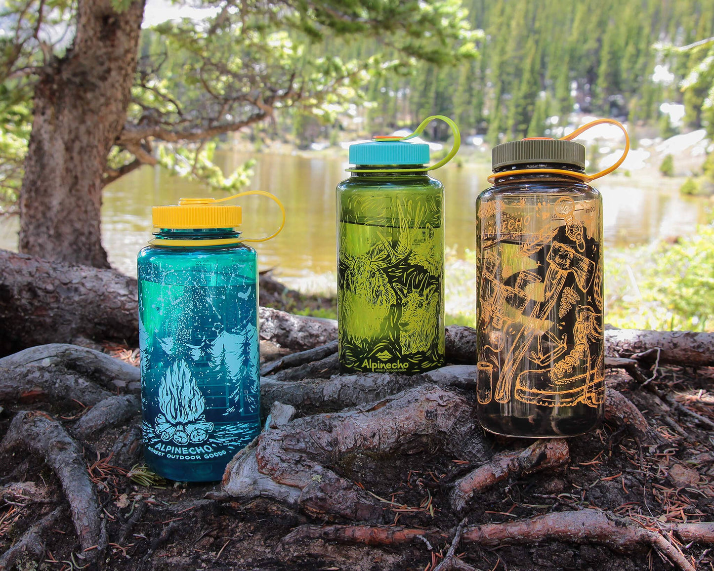 Alpinecho - Gone Camping Nalgene