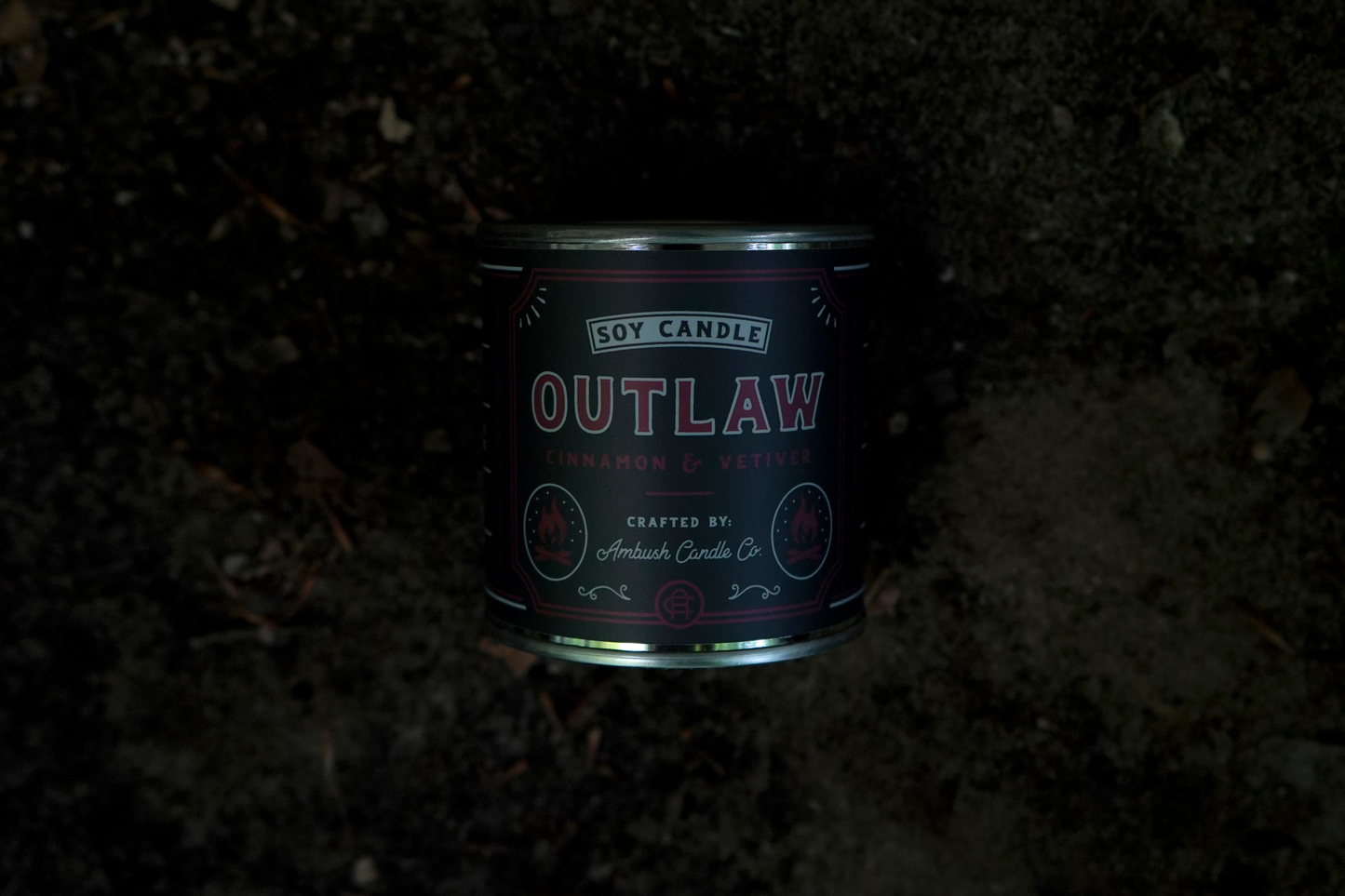 Outlaw | Cinnamon + Vetiver 8oz Soy Candle