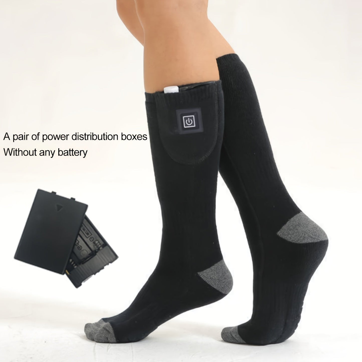 Electric Heated Socks for Cold Weather Outdoor Sports TJR4P2L