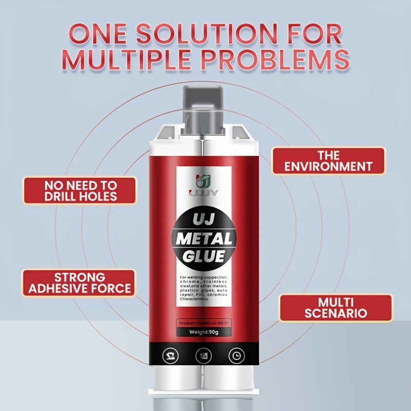 High-Strength Red Metal Repair Adhesive, Waterproof TJR8M5D