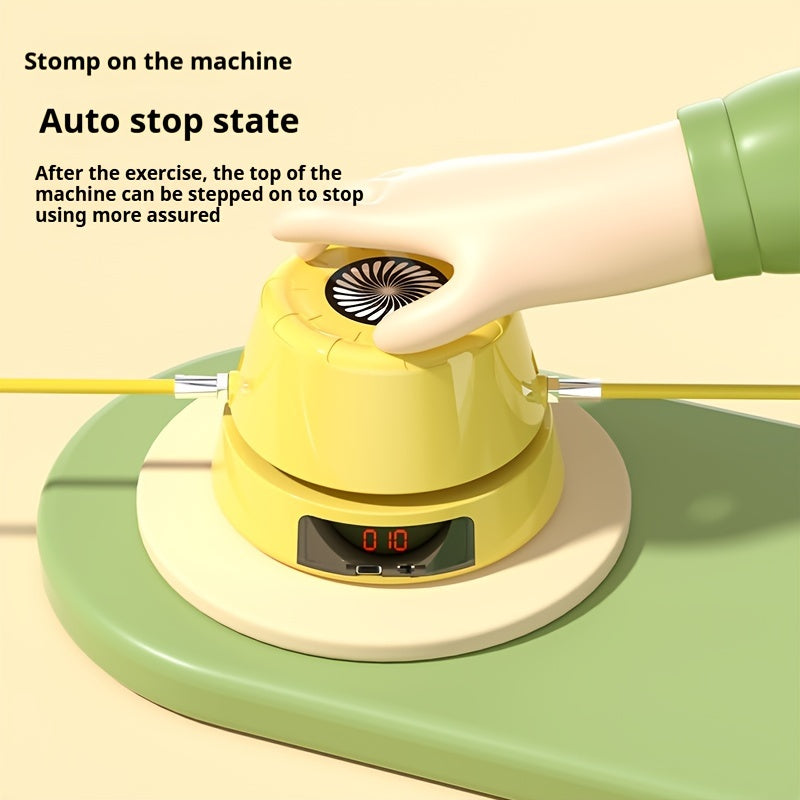 USB Rechargeable Smart Jump Rope, Cordless Fitness Rope TJR5J3B