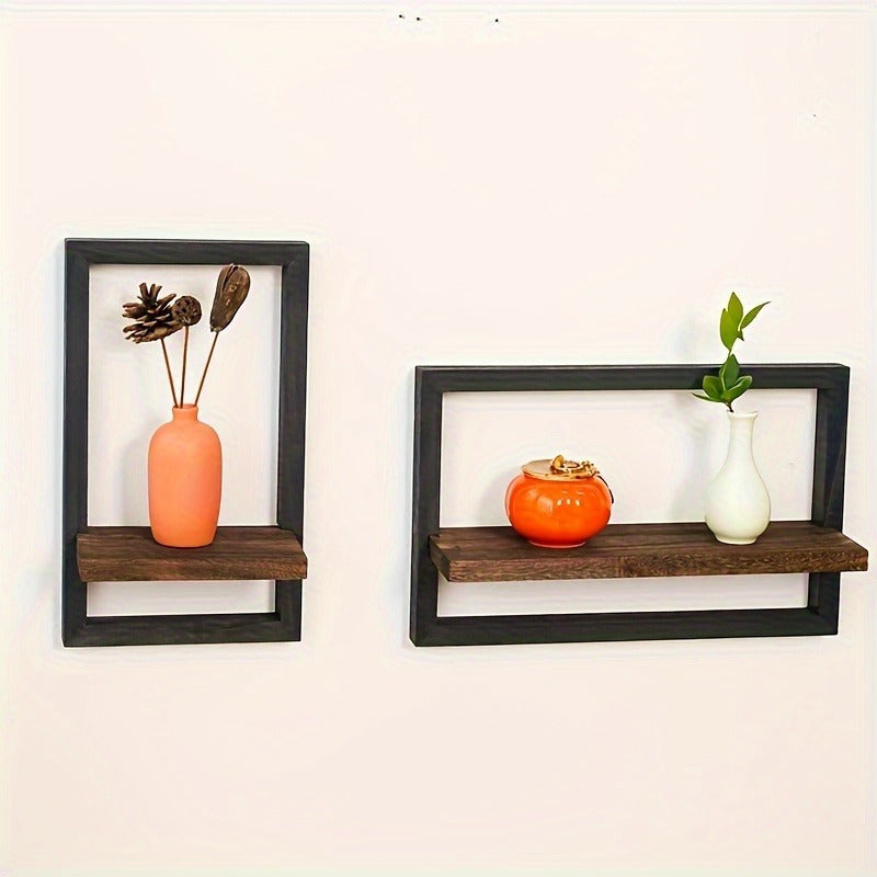 Retro Wooden Wall Shelves- HMT24WS