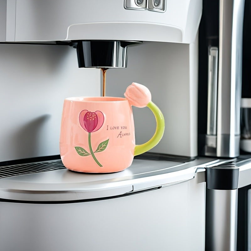 Creative Tulip Ceramic Mug - XI0C
