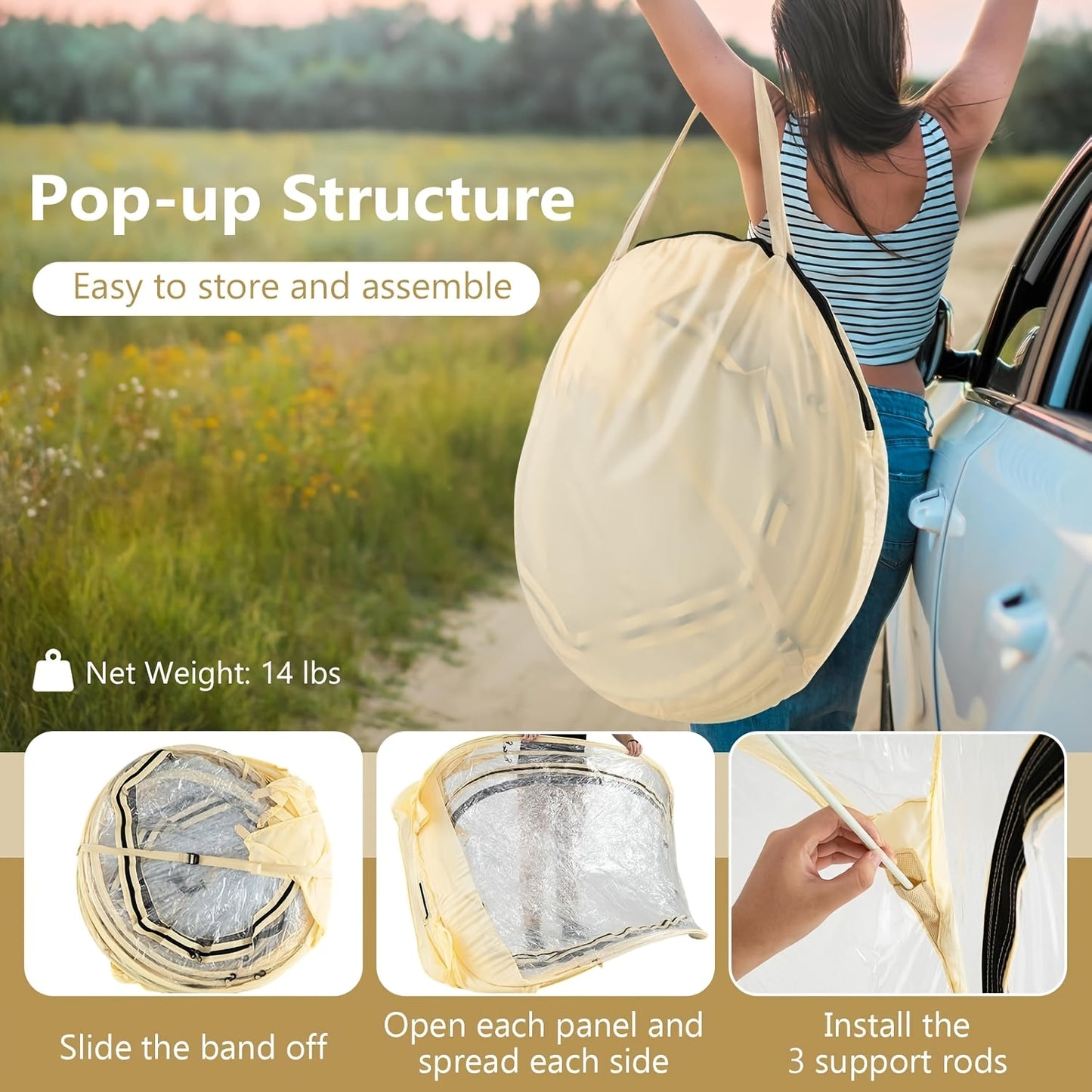 Pop Up Bubble Tent for 46 People-8XKN