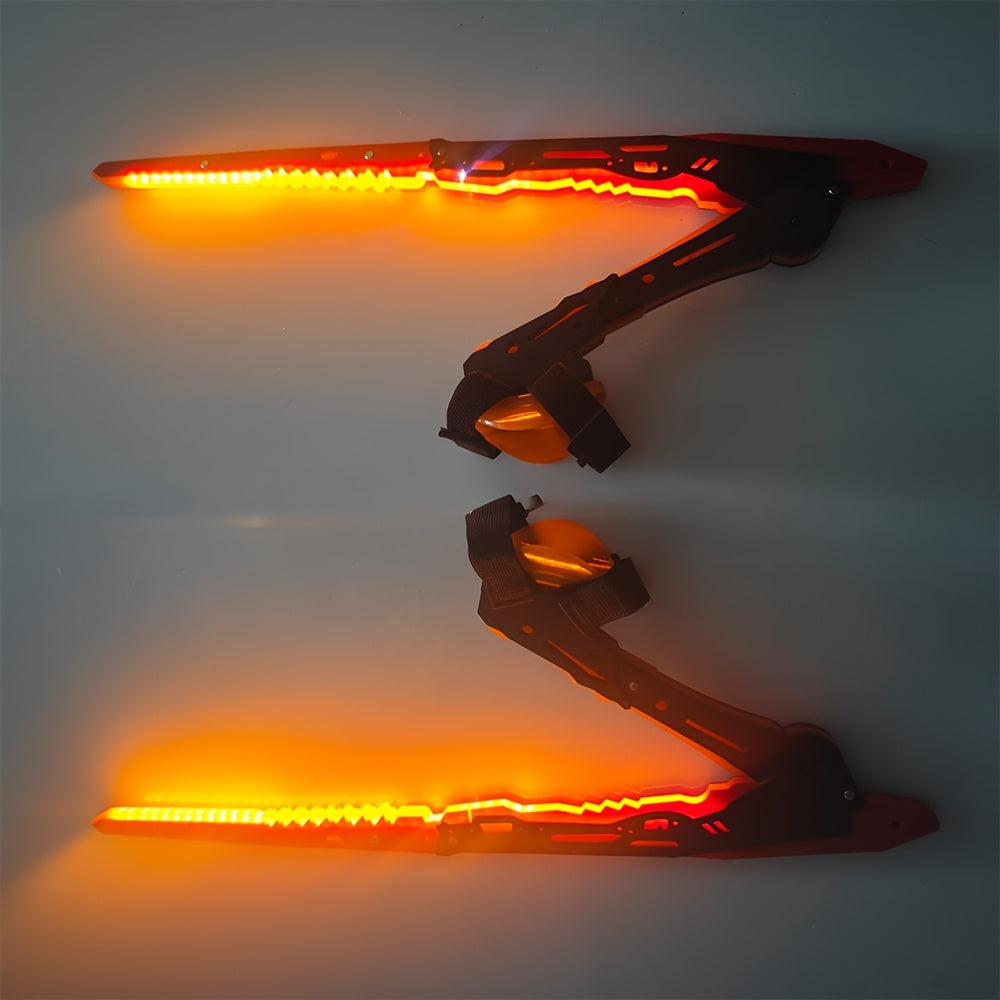 Cyberpunk LED Mantis Knife Set for Halloween & Costume Gifts TJR9Z1K