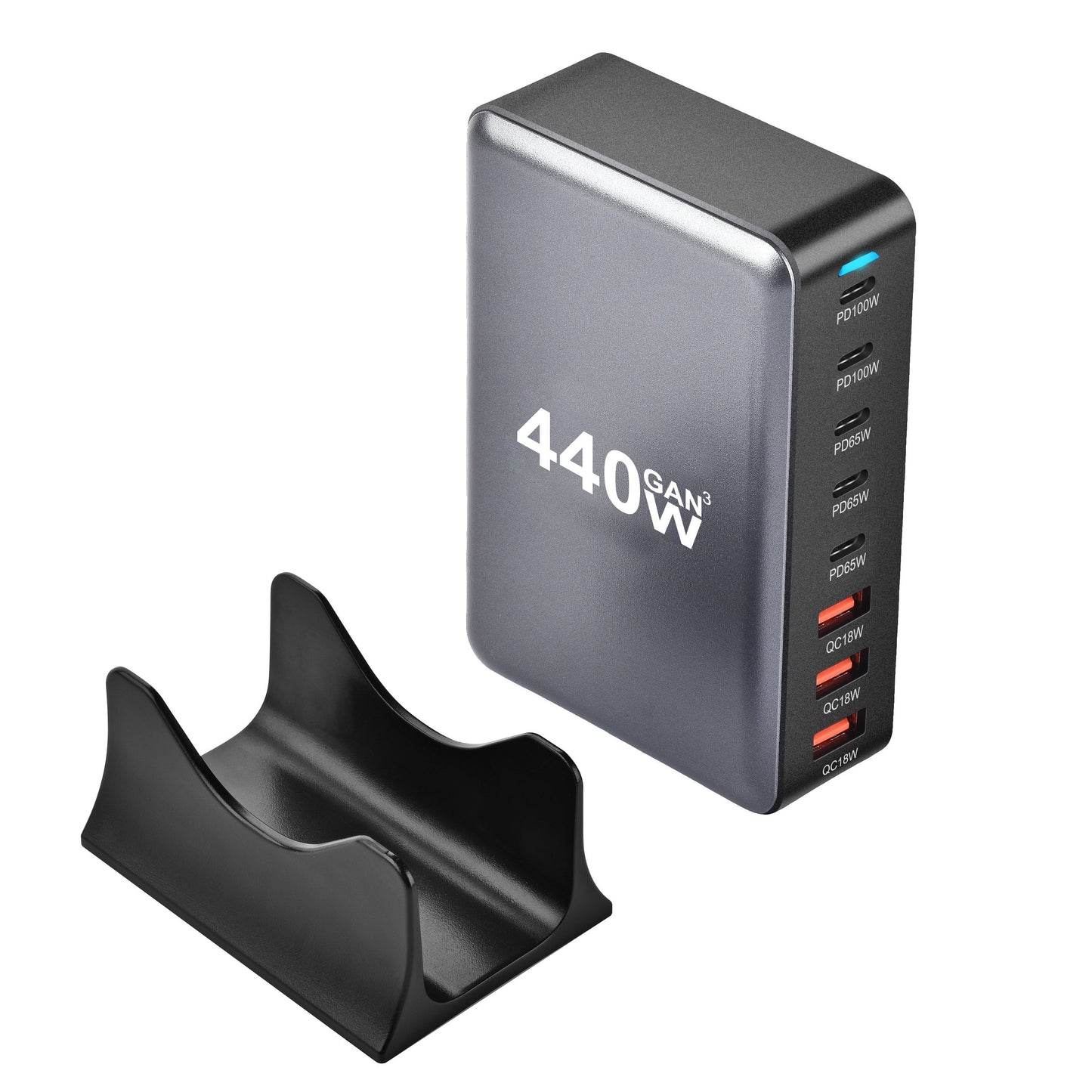 440W USB-C Power Adapter, 8-Port Charging Hub for Laptops TJR1V5Q