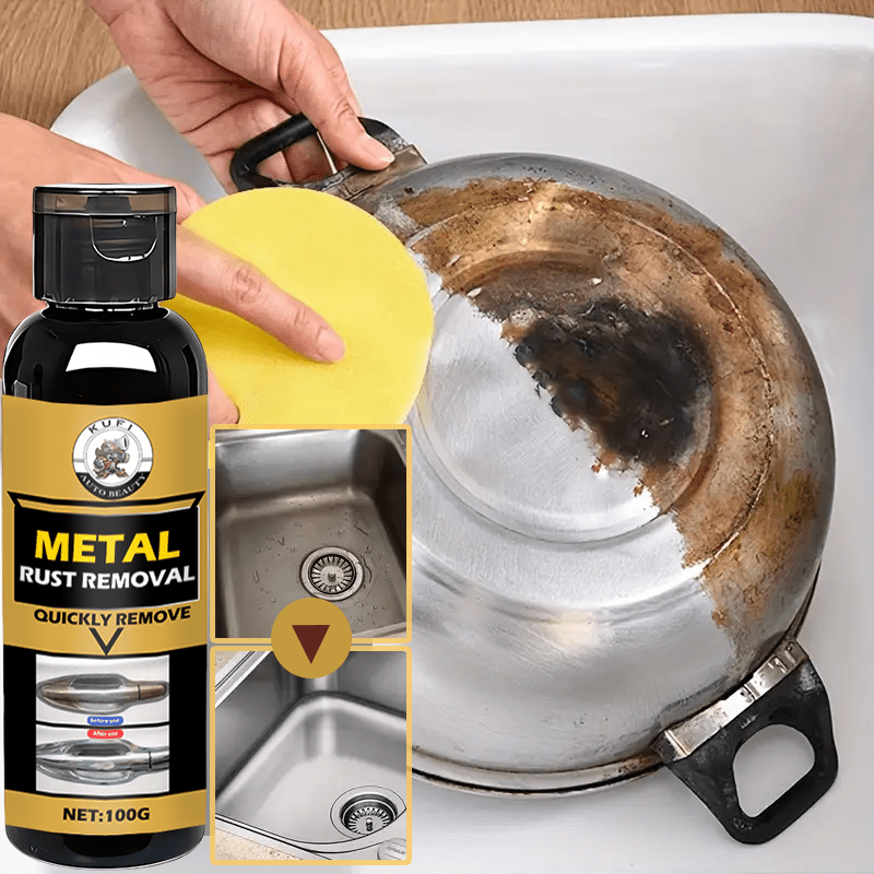 Universal Rust Remover Cream, 100g for Metal & Chrome – TJR5N9L