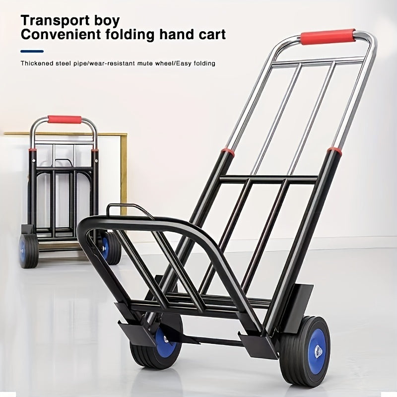 Foldable Hand Truck Trailer for Shopping & Grocery Use TJR7C3F