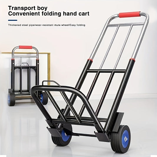 Foldable Hand Truck Trailer for Shopping & Grocery Use TJR7C3F