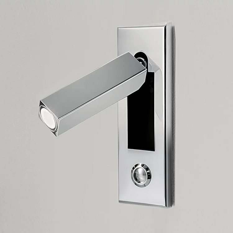 Embedded Bedside Reading Spotlight Wall Light With Adjustable Head