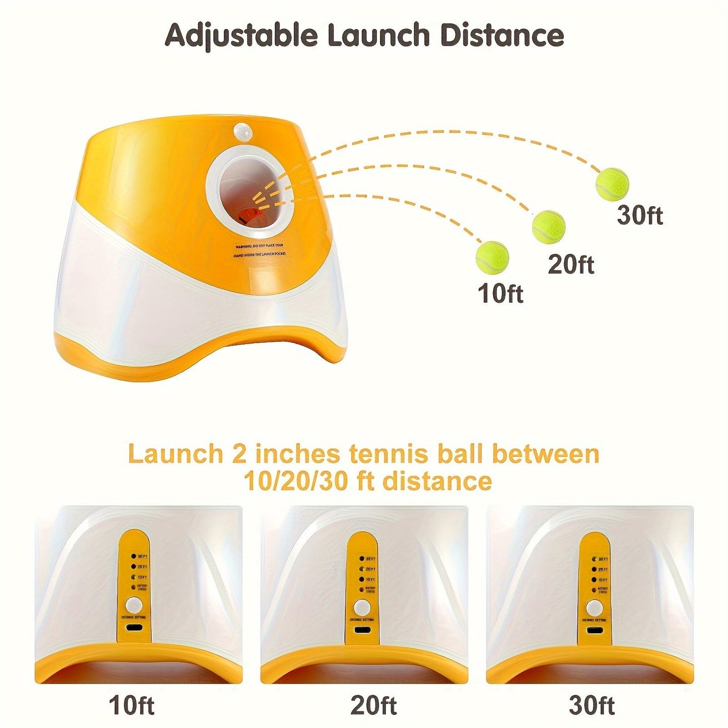 USB Rechargeable Dog Ball Launcher- HMT16DB