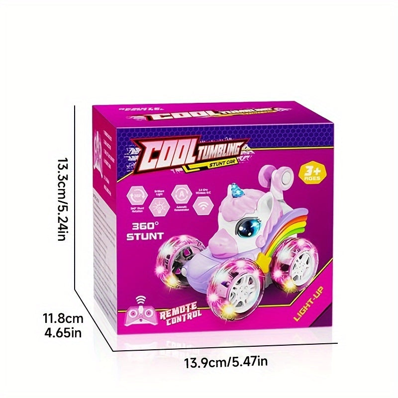 Magical Unicorn Remote Control Car, Light-Up & Transforming TJR4S6G