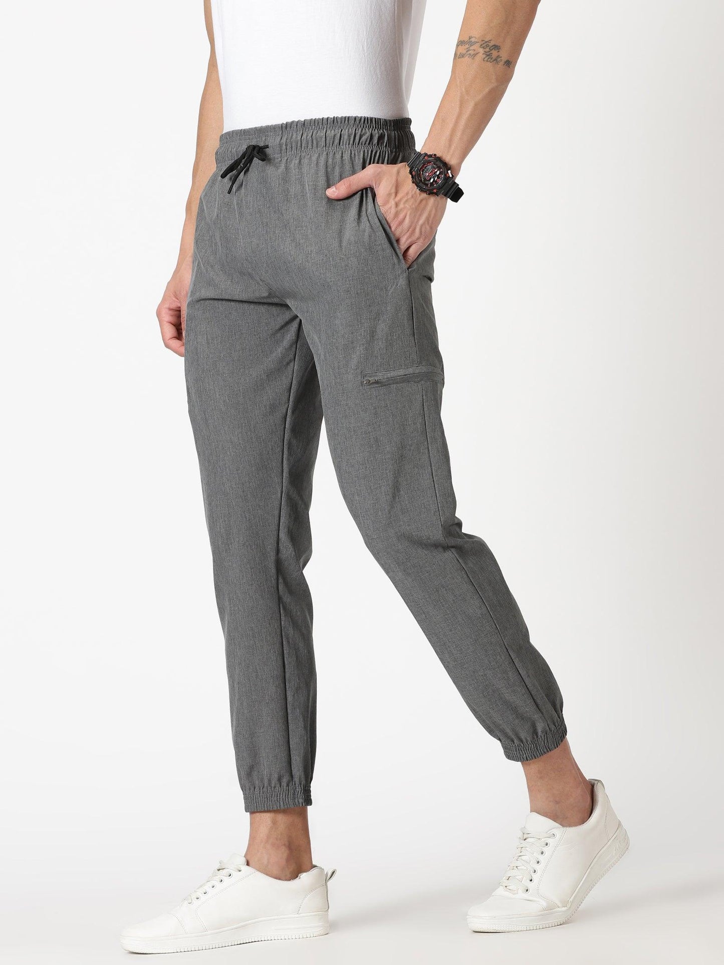 Denim Travel Joggers