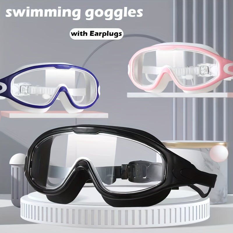 Adult Swimming Goggles, HD Anti-Fog Waterproof TJR7B4D