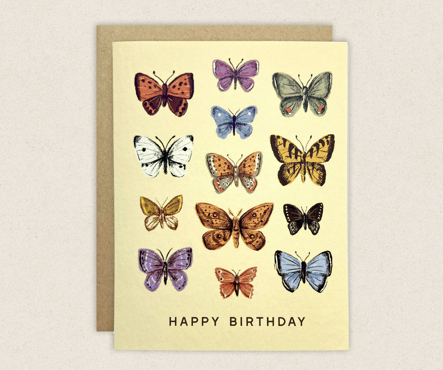 The Wild Wander - Happy Birthday Butterflies Greeting Card
