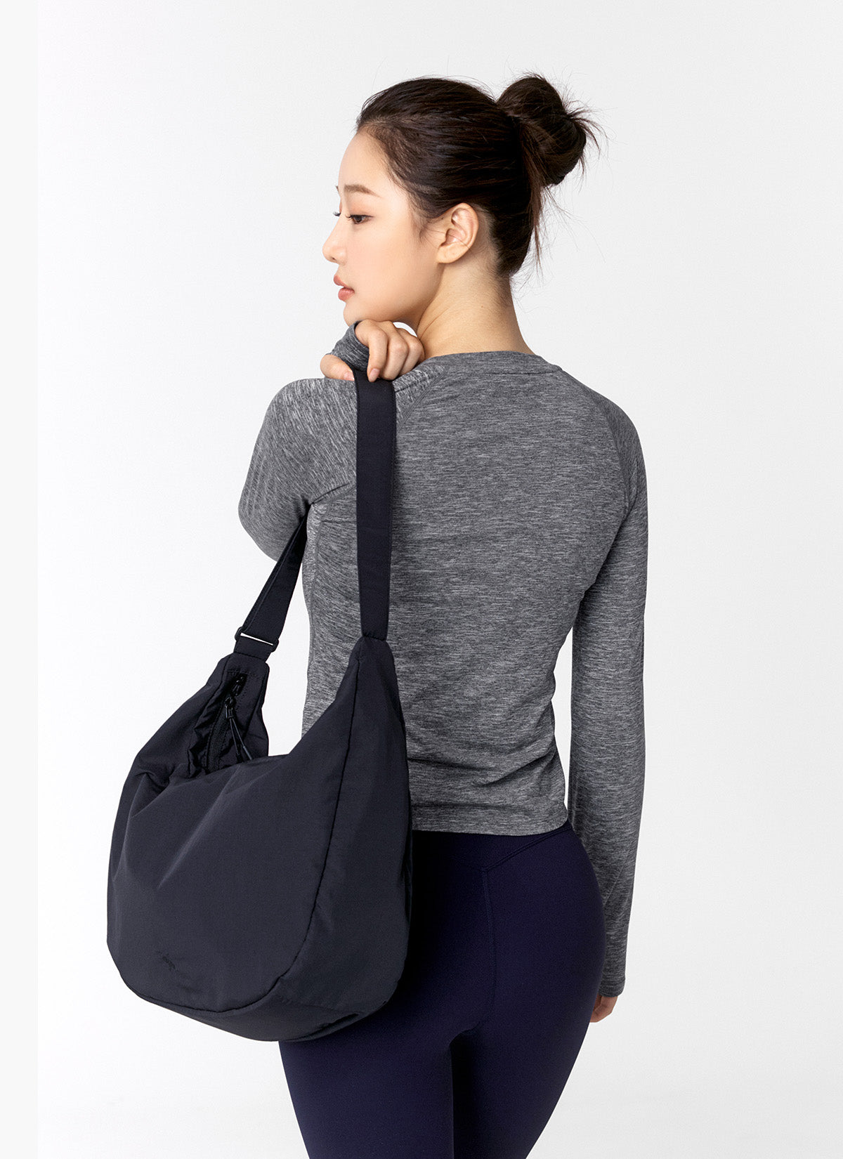 Soft Peach Finger Hole Long Sleeve