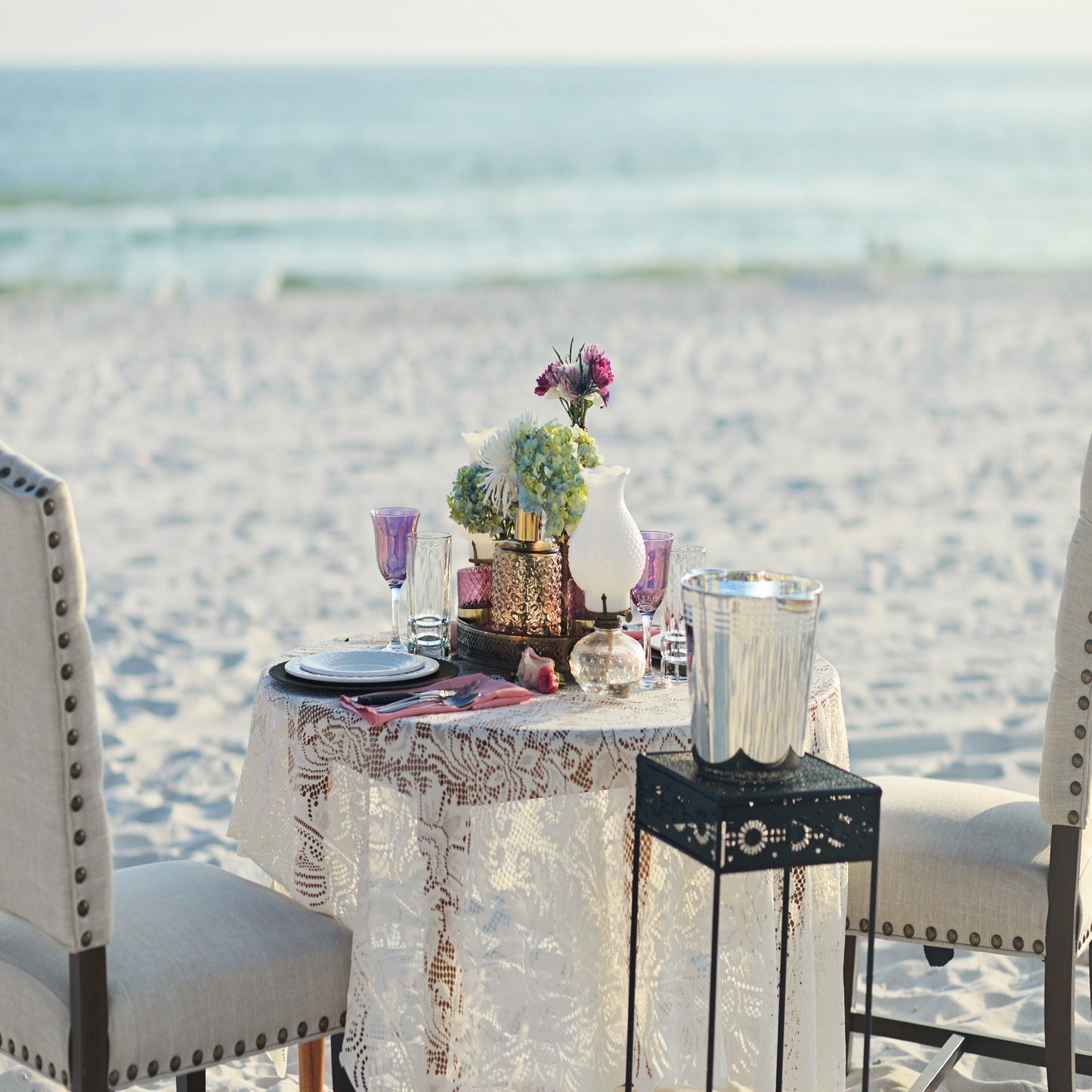Sunset Dinner on the Beach for 2 (Date Night)