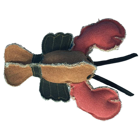 Dogline 10" Nature Lobster Animal Squeaky Toy
