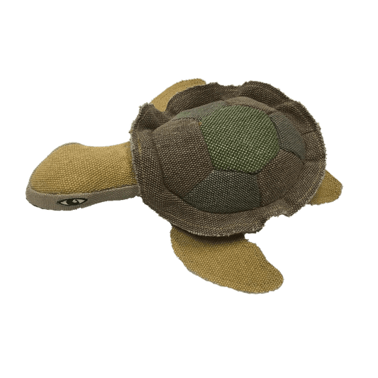 Dogline 10" Nature Turtle Animal Squeaky Toy