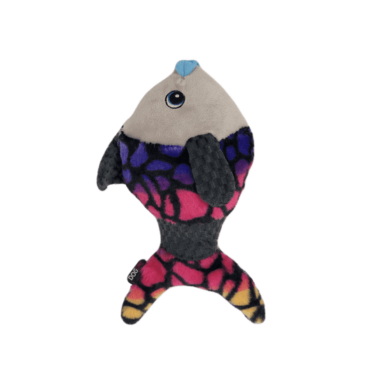 Dogline 12" Fish with Moving Fins Animal Toy