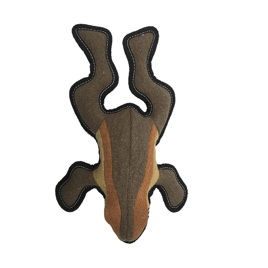 Dogline 12" Nature Frog Animal Squeaky Toy