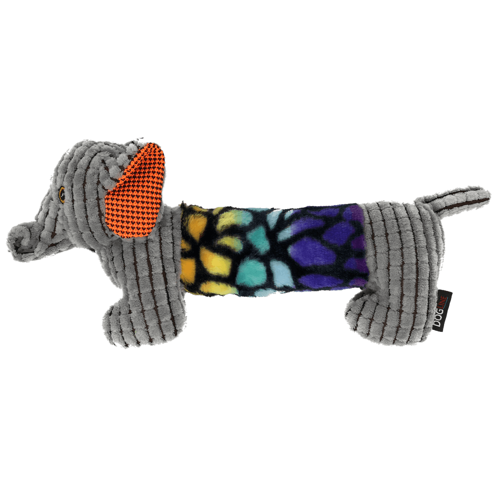 Dogline 13.5" Elephant with Moving Trunk Animal Toy