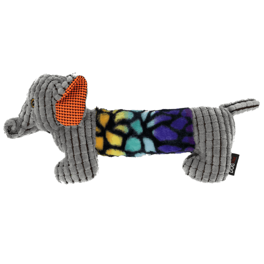 Dogline 13.5" Elephant with Moving Trunk Animal Toy