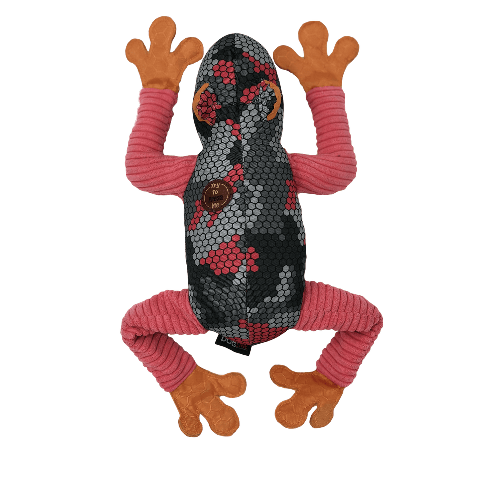 Dogline 14" Frog with Moving Legs Animal Toy