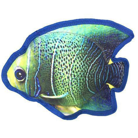 Dogline 9" Tropical Angelfish Dog Fish Toy
