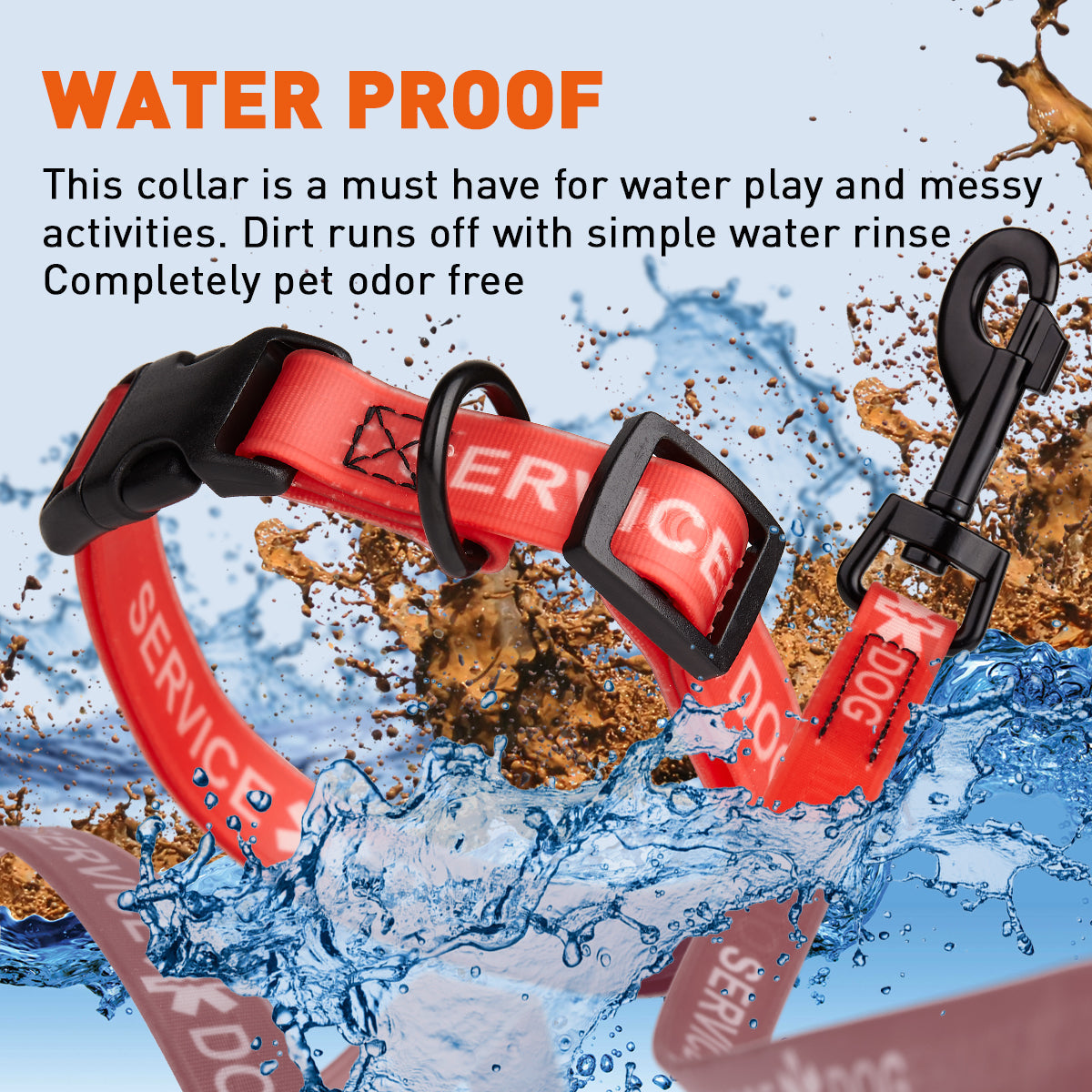 Dogline Biothane Service Dog Collar Or Leash