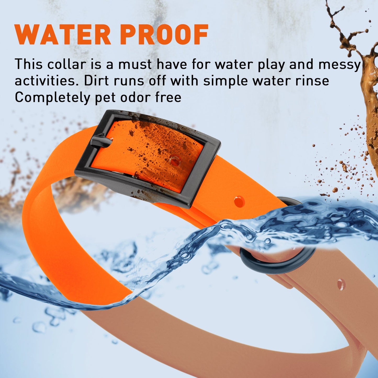 Dogline Biothane Waterproof Collar - Small (12 to 15 inches)