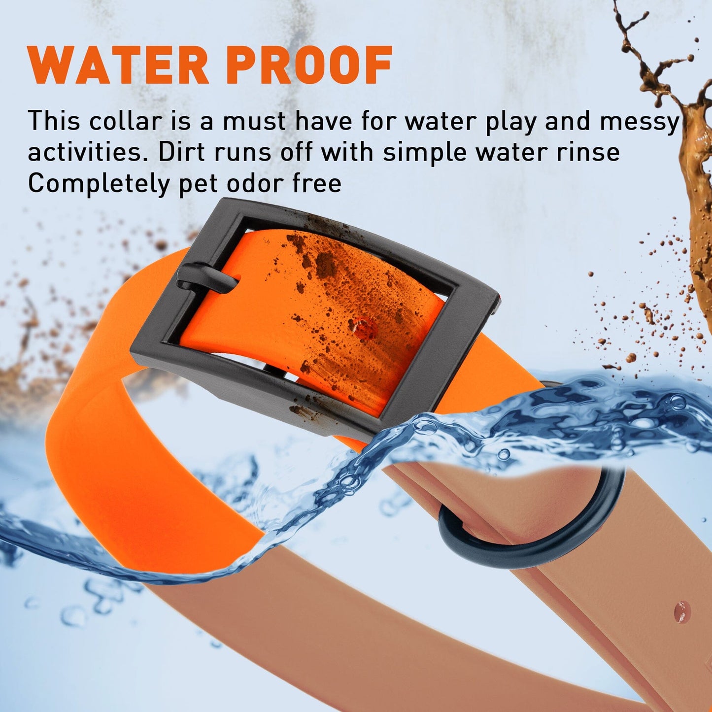 Dogline Biothane Waterproof Collar - X-Large (22 to 25 inches)