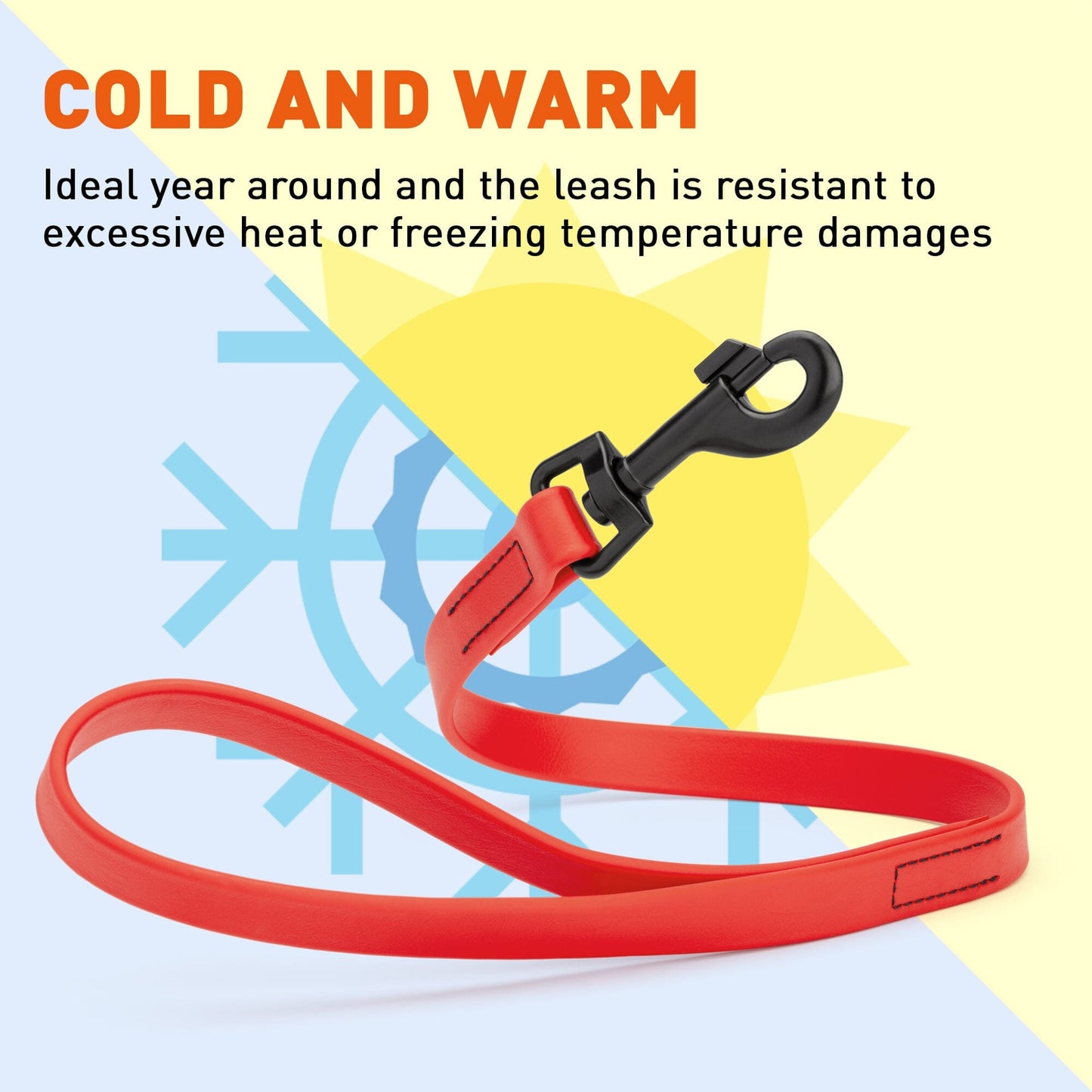 Dogline Biothane Waterproof Leash 2 ft