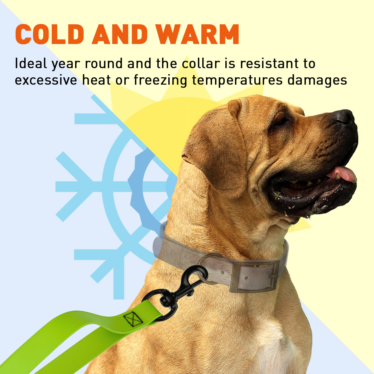 Dogline Biothane Waterproof Multi-Handle Leash