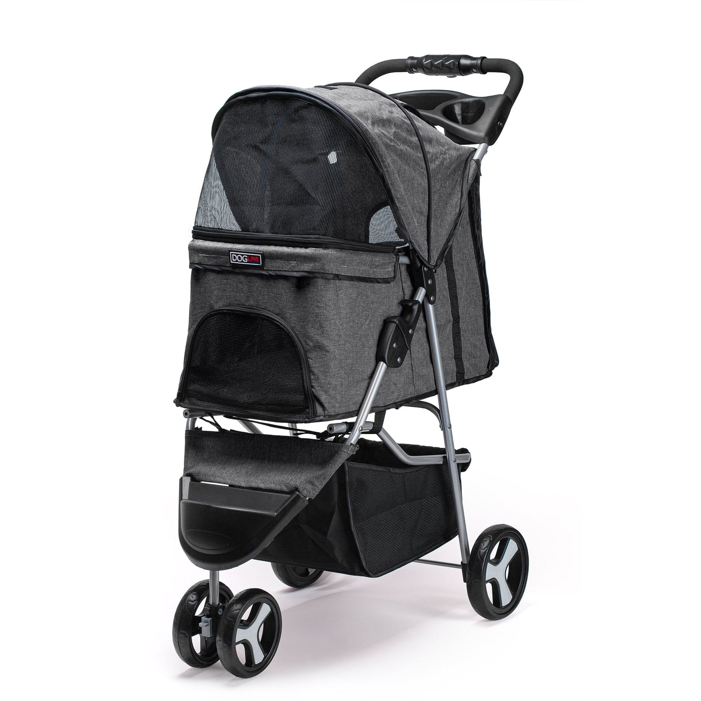 Dogline Casual Pet Stroller with a Removable Cup Holder