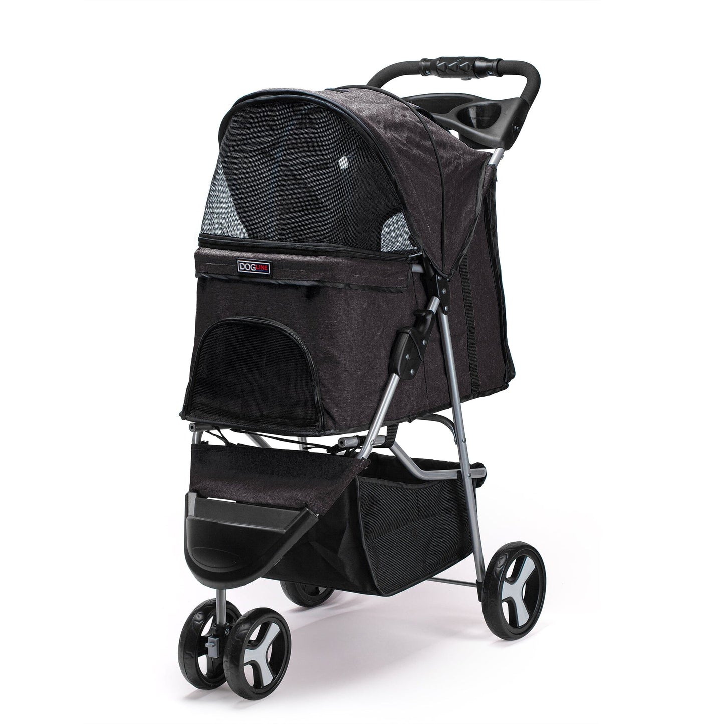 Dogline Casual Pet Stroller with a Removable Cup Holder