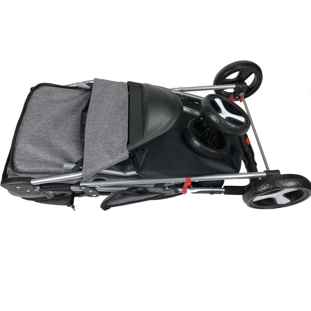 Dogline Casual Pet Stroller with a Removable Cup Holder