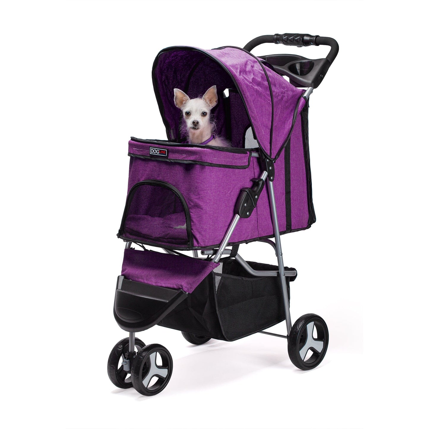 Dogline Casual Pet Stroller with a Removable Cup Holder